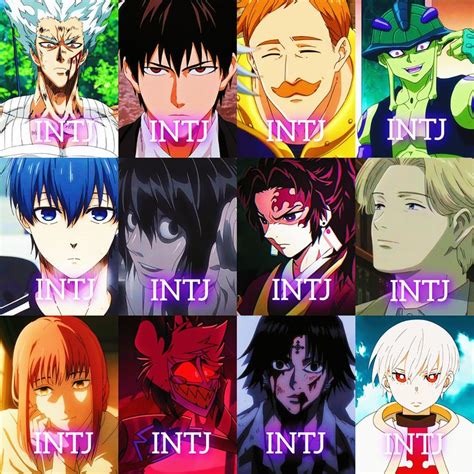 Personagens INTJ Em 2024 Intj Personagem Anime