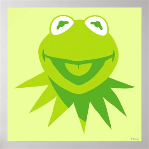 Kermit the Frog Smiling Print | Zazzle
