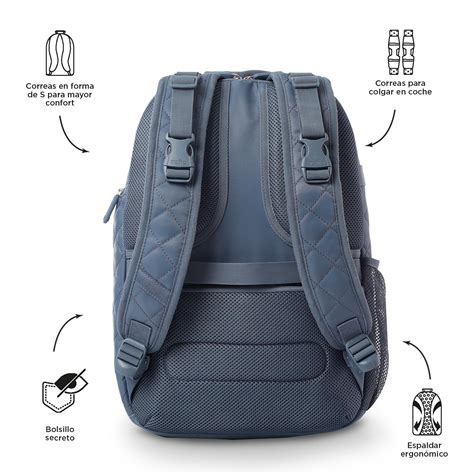 Ripley MOCHILA MATERNAL BABYBAO 2 0 GRIS FOLKSTONE GRAY