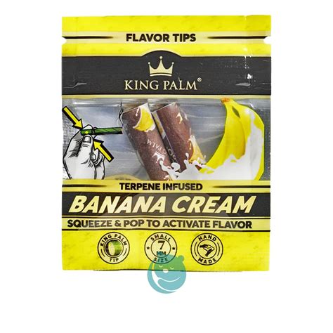 King Palm Banana Cream Flavor Tip Terps West Coast Releaf Online