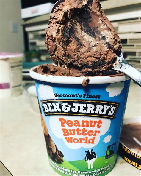 Ben And Jerrys Peanut Butter World Ice Cream Ice Cream Peanut Butter