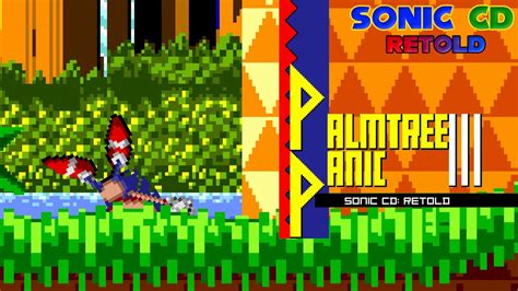 Sonic Cd Retold Palmtree Panic Sprite Animation Youtube