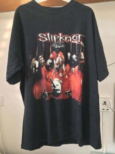 Slipknot Album Nu Metal Band Unisex Black Cotton T Shirt Reprint S