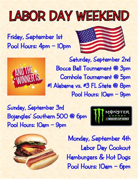 Labor Day Weekend Activities 2017 Hp Elks Lodge 1155