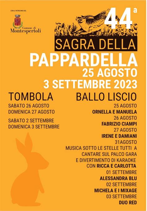 Sagra Della Pappardella A Montespertoli Sagre Gastronomiche