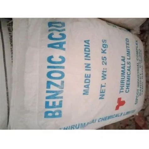 Benzoic Acid Packaging Size Kg Packaging Type Bag At Rs Kg