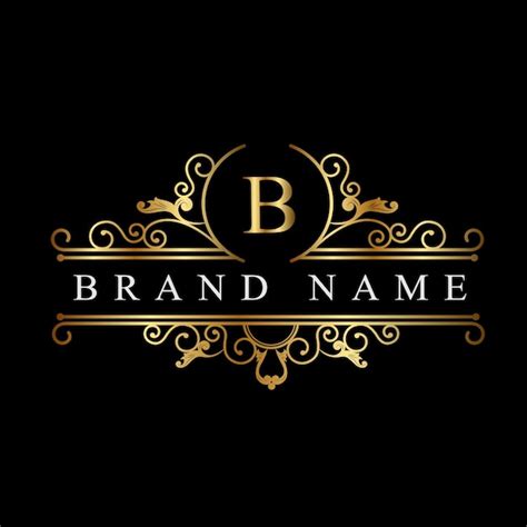 Premium Vector B Initial Letter Luxury Logo Template In Vector Art