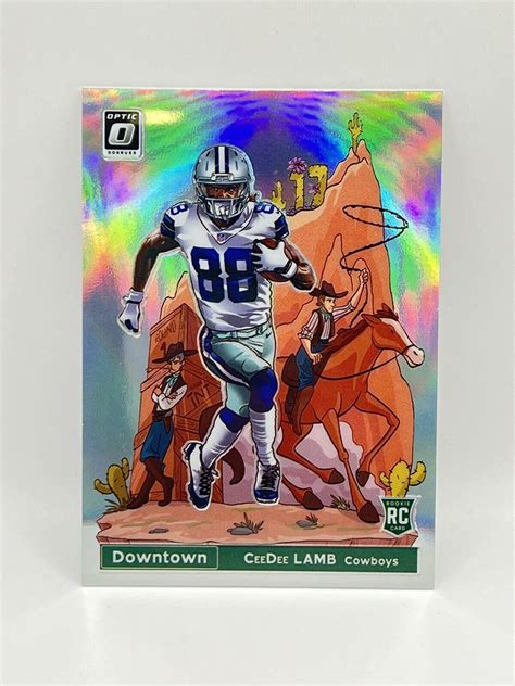 Ceedee Lamb Optic Dt Downtown Ssp Price Guide Sports Card