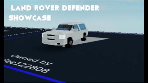 Land Rover Defender Showcase Roblox Plane Crazy Youtube