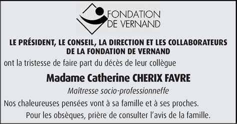 Catherine Cherix Favre Hommages