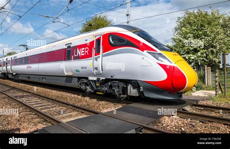 The New Lner Azuma Electric Train Operating On The East Coast Mainline