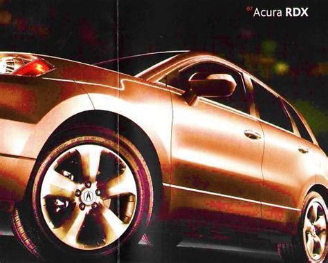 Sell 2007 Acura Rdx Turbo Factory Brochure Acura Rdx Sh Awd In East