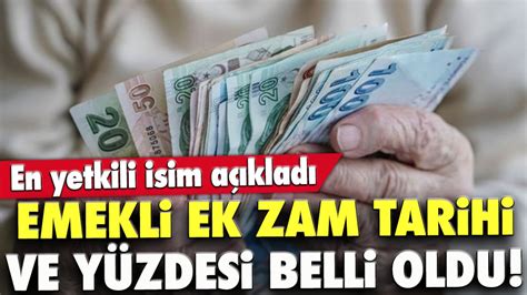 En Yetkili Isim A Klad Emekli Ek Zam Tarihi Ve Y Zdesi Belli Oldu