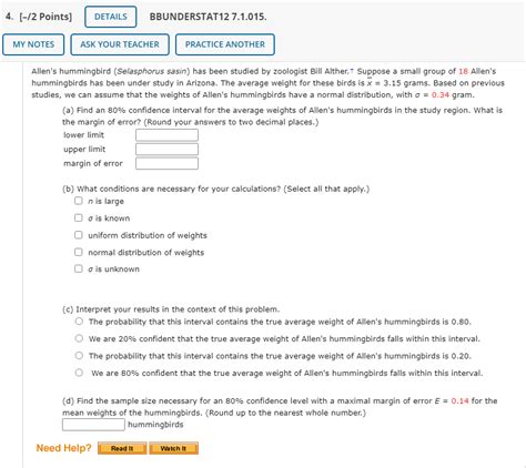 Solved Points Details Bbunderstat My Chegg