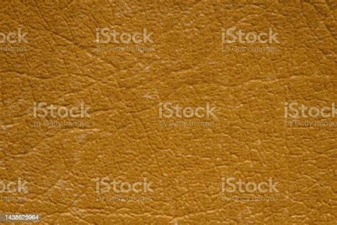 Closeup Detail Of Yellow Leather Texture Background Stock Photo