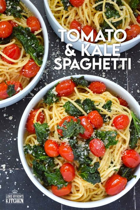 Tomato And Kale Spaghetti Lord Byron S Kitchen