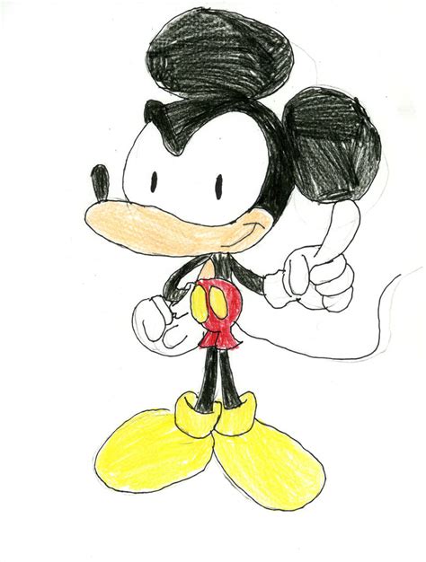 Mickey Mouse Sonic Style By Waggonercartoons On Deviantart