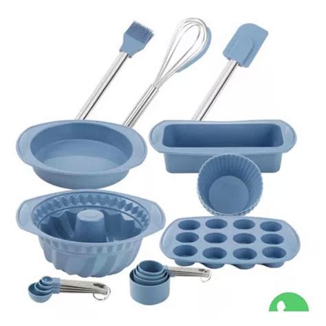 Set Juego De Silicona Piezas Para Hornear Cocina Pasteler Env O Gratis