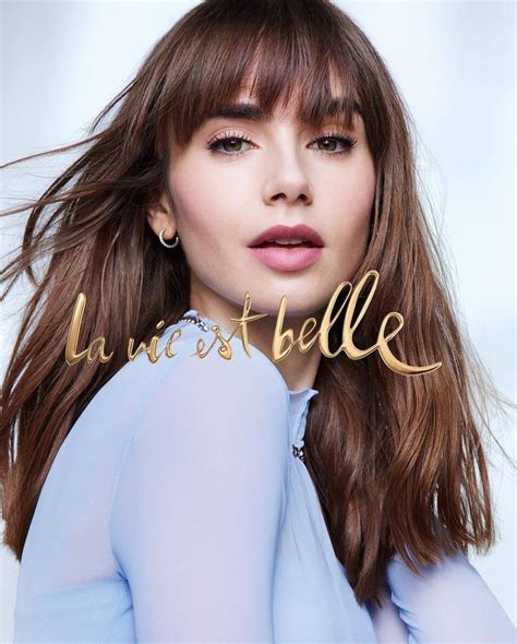 LILY COLLINS For Lancome La Vie Est Belle Lextrait September 2023