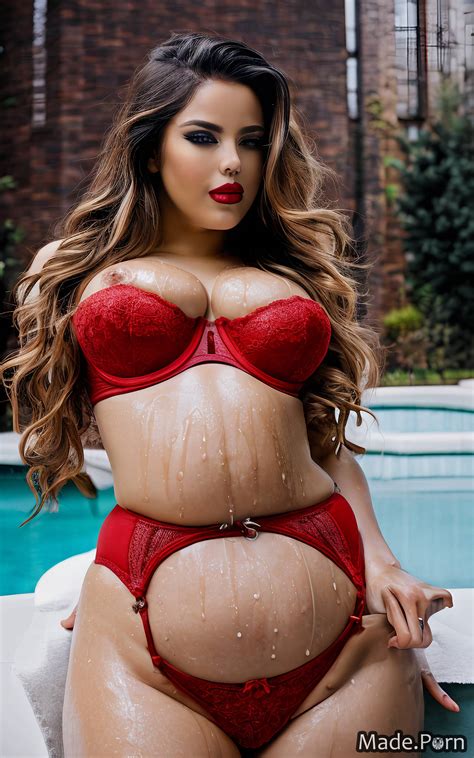 Porn Image Of Long Hair Slutty Messy Hair Long Legs Lipstick Fat Wet Created By AI