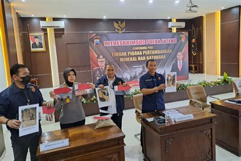 Polisi Gerebek Dua Tambang Ilegal Di Jateng Okezone News