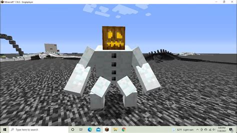 Mutant Snow Golem Vs Mutant Monsters In Minecraft Youtube