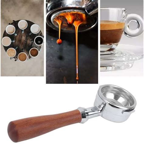 Jual Naked Portafilter Original Bottomless Portafilter Wood Handle Mm