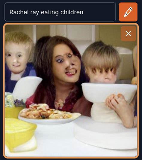 Rachel Ray Eating Children : r/weirddalle