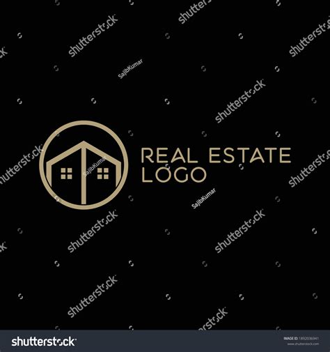 Home Logo Vector Black Background Stock Vector (Royalty Free) 1892036941 | Shutterstock