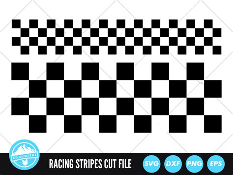 Racing Stripes Svg Checkered Flags Svg Racing Stripes Svg Cut Files