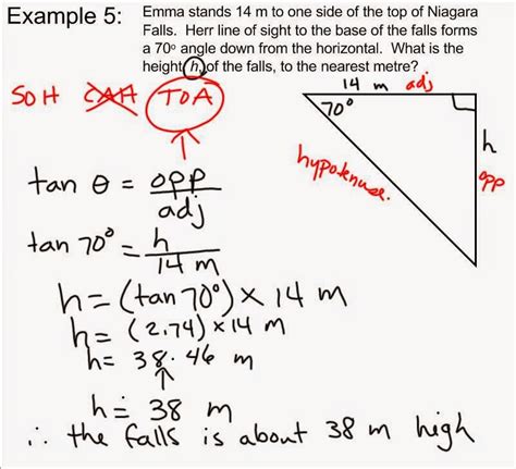 Gr 10 Applied Math: Trigonometry Problems