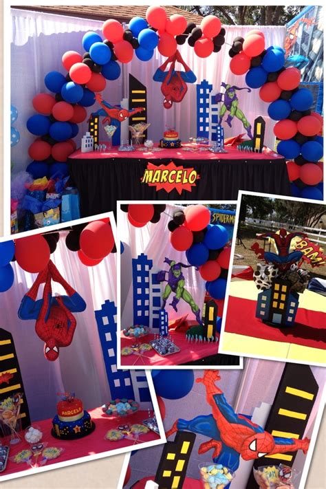 18 Birthday Decoration Spiderman Theme Popular Inspiraton