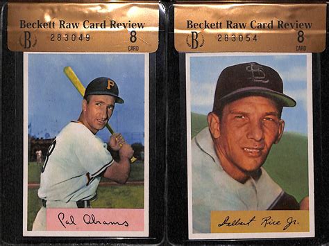 Lot Detail Lot Of 4 1954 Bowman Alex Kellner 51 Harry Byrd 49