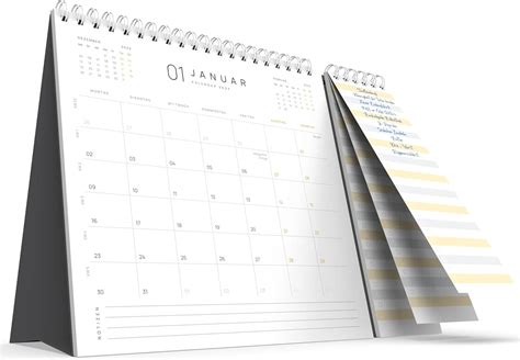 Uniture Tischkalender Monatskalender Klimaneutral Kalender