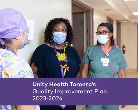 Improving Care At Unity Health 2023 24 Quality Improvement Plan