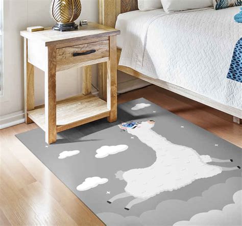 Tapis vinyl chambre bebe Paysage péruvien nordique TenStickers