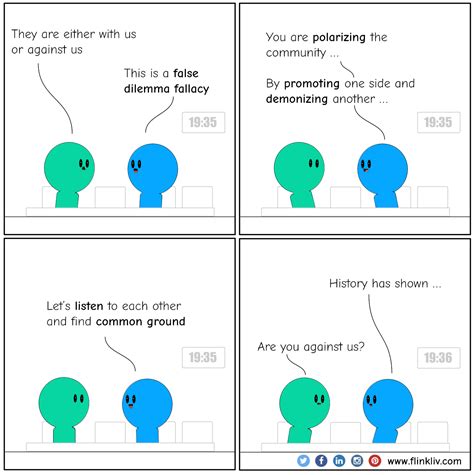 False Dilemma Fallacy : r/comics