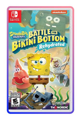 Bob Esponja Batalla Por Fondo De Bikini Gatito Gamer
