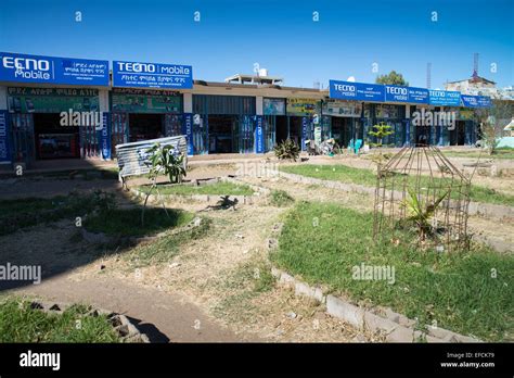 Streets Of City Of Shire Tigray Ethiopia Africa Stock Photo Alamy