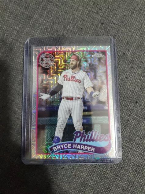 RÉFRACTEUR CHROME BRYCE Harper 2024 Topps Series 2 2T89C 20 Phillies