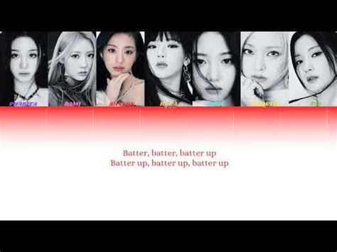 BABYMONSTER BATTER UP 7 Ver Lyrics 베이비몬스터 BATTER UP 가사 Color