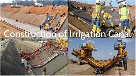 irrigation canals  design irrigation canal construction