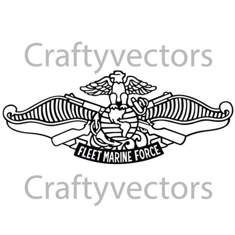 Fleet Marine Force Insignia Vector File