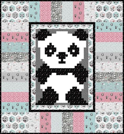 Bamboozle Panda Quilt Pattern By Kelli Fannin Craftsy Baby Quilt