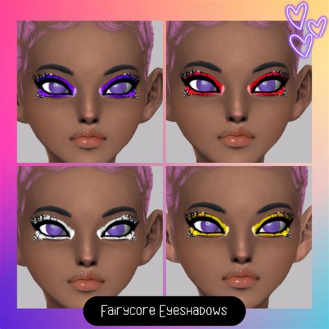 JBTN Fairycore Eyeshadows Screenshots The Sims 4 Create A Sim