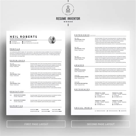 Clean Resume Clean Resume Template Design For Word Innova Resume