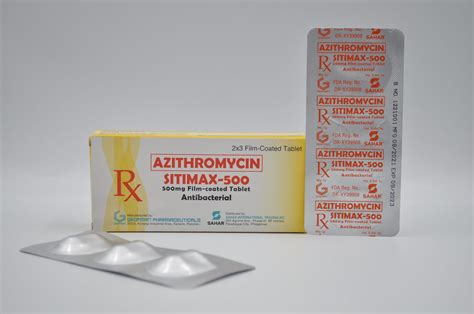 Azithromycin Sitimax Mg Sahar Pharma