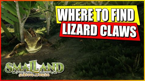 Where To Find Lizard Claws In Smalland YouTube