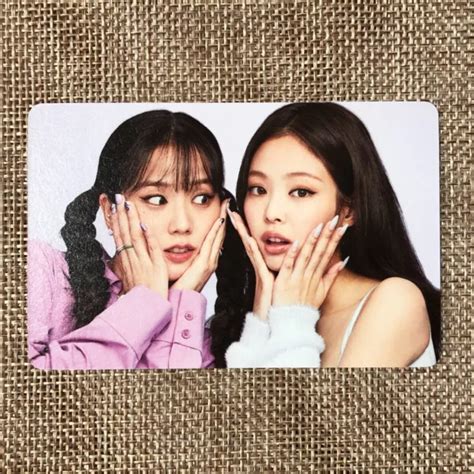 OFFICIAL PHOTOCARD BLACKPINK Welcoming Collection 2022 JISOO JENNIE