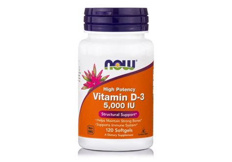 Now Foods High Potency Vitamin D Iu Softgels Dna Pharmacy